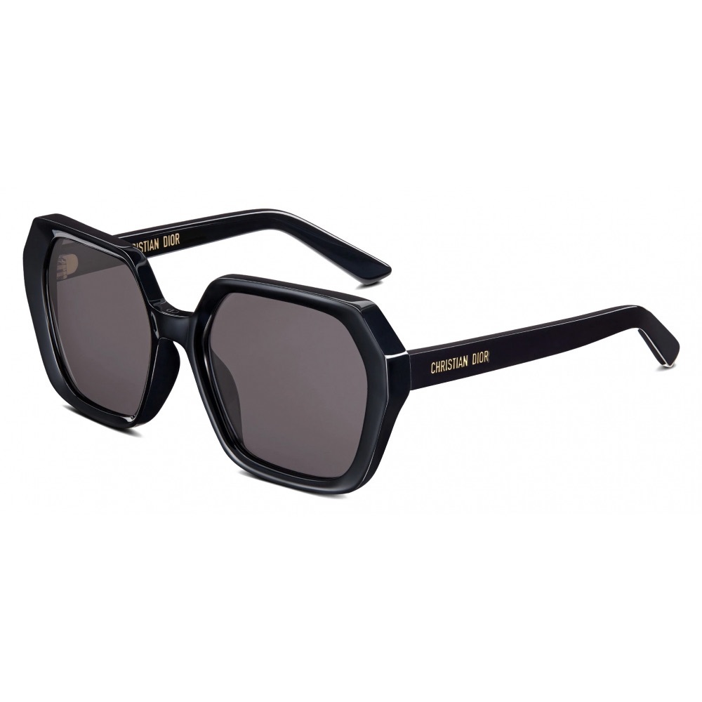 DiorMidnight S2F Black Rectangular Sunglasses